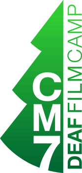 A CM7 Deaf Film Camp logo