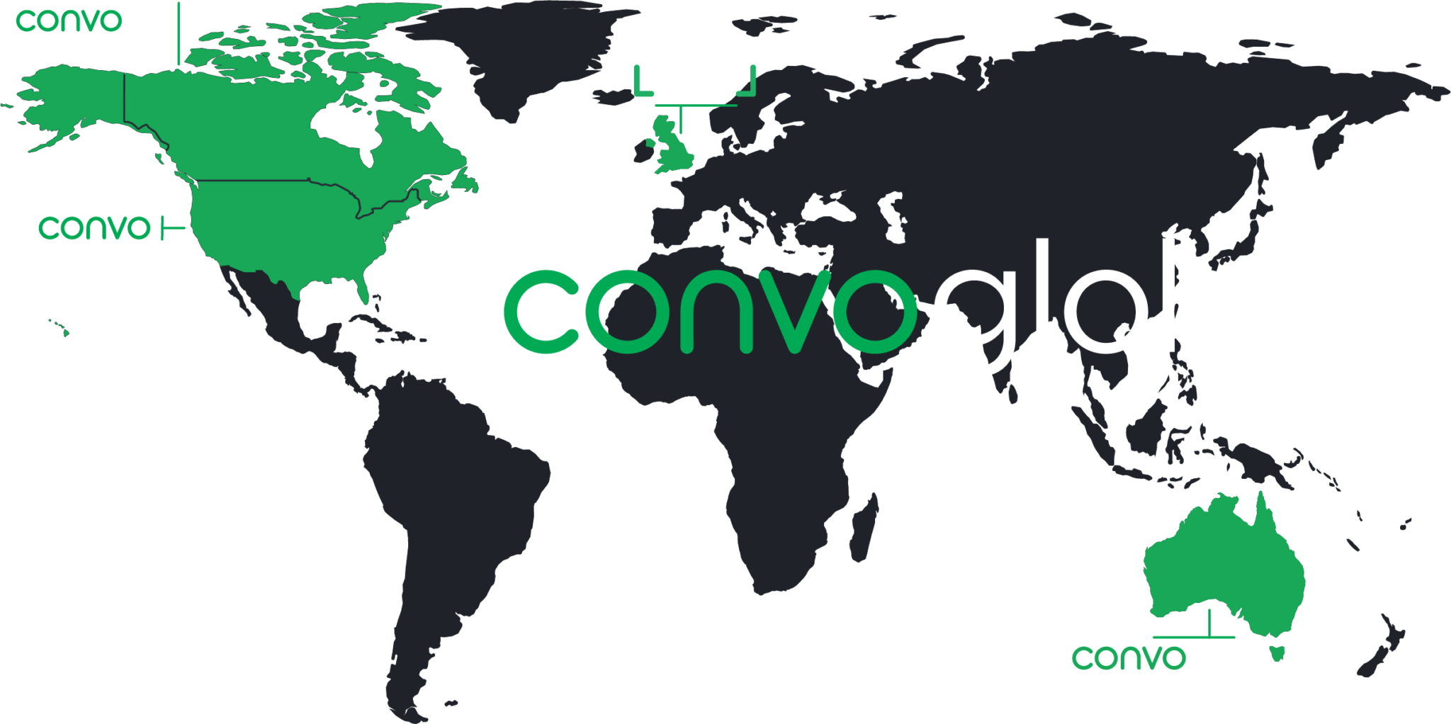 Convo Global Map on Dark